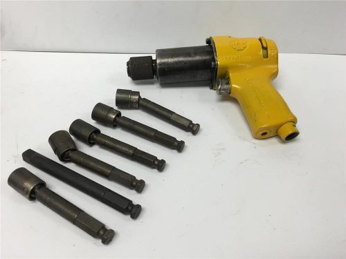 Industrial pneumatic gardner denver 1802 tension control impact tool 7/16&#034; hex for sale