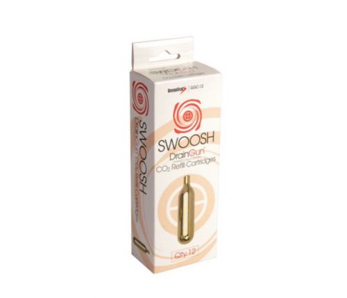 SWOOSH DiversiTech GGC-12  DrainGun CO2 Refill Cartridges Qty.12