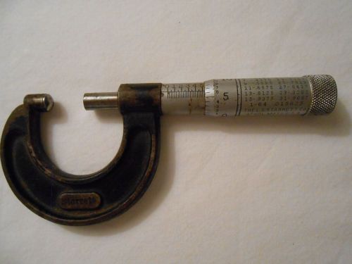 L S Starrett Co 0-1 Micrometer