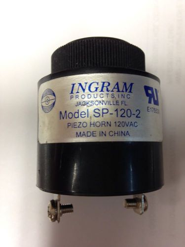 Ingram Products SP-120-2 120VAC Piezo Horn / Sound Alarm