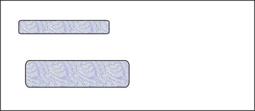 10 Double Window Envelopes Inside Tint 24 ww 1000/lot 4 1/8 x 9 1/2 99612