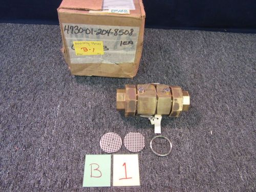 1.5&#034; nucraloy nicu brass fluid restriction valve military flagg 400 wog 1-1/2 for sale