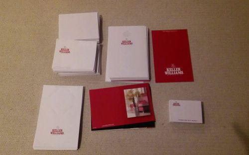 Lot of Keller Williams Business Supplies