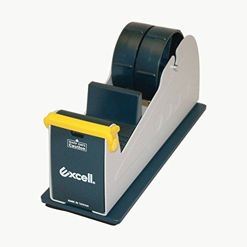 Excell jvcc ex-17 steel desk top tape dispenser: 2 in. wide (twin rollers) for sale