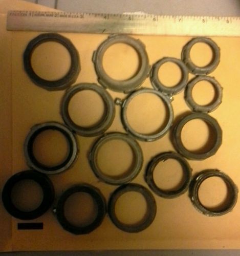 Lot of 15 Assorted Ground Bushings