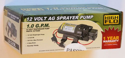 NEW  Fimco High Flo 1.0 GPM 12V AG Sprayer Pump 5275086