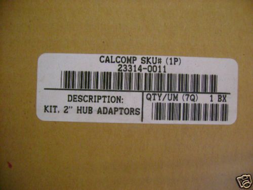 NEW CALCOMP 23314-0011 PLOTTER 2&#034; HUB ADAPTOR KIT