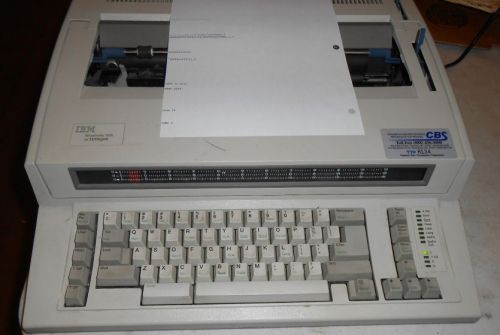 IBM Wheelwriter 1000 Lexmark Electric Typewriter Tested Working w Fair Ribbon