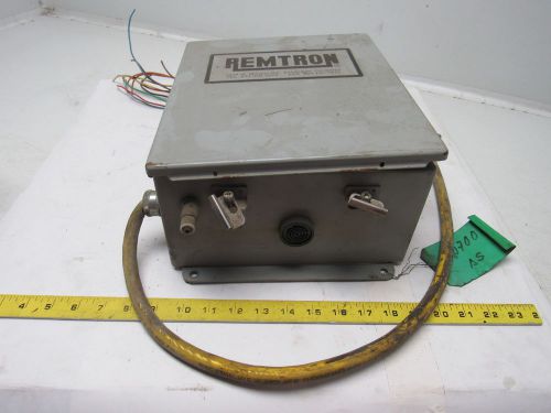 Remtron rcr814 crane hoist remote control box transmitter receiver 115v for sale