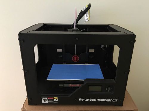 Makerbot Replicator 2 w/ 32 HOURS, complete with acc.  3D Printer  Excellent!