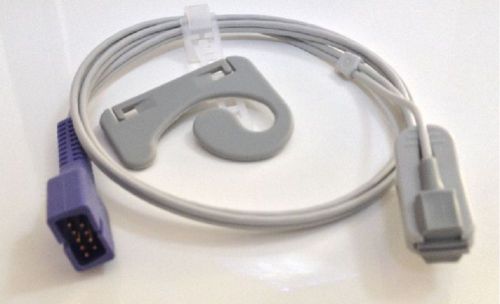 Nellcor adult ear clip spo2 sensor oximax probe 3ft 9pin compatible for sale