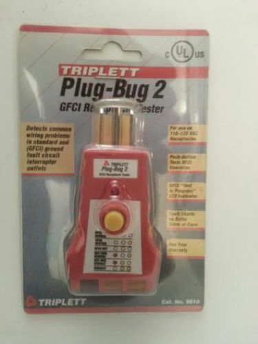 Triplett Plug-Bug 2 9610 GFCI Receptacle Outlet Tester