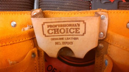 New Profession&#039;s Choice Suede 8 Pocket Heavy Duty Work Apron #1370X3