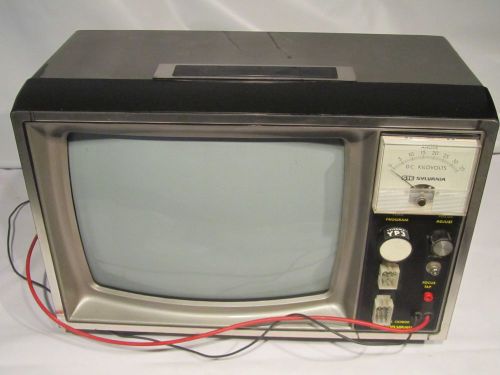 GTE Sylvania Check-a-Color CK3000 Tube TV Tester w/ Cables Test Equipment