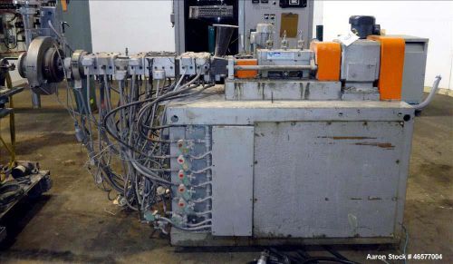 Used- Werner &amp; Pfleiderer Corp. 30mm Twin Screw Extrusion Line consisting of: We