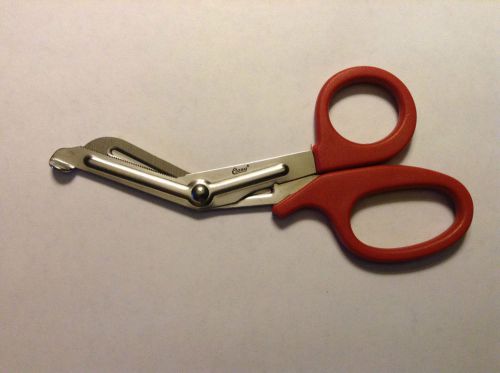 Emergency medical red handle bandage 7&#034; safety shears scissors first aid scissor for sale