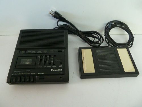 Panasonic RR 930 Microcassette Transcriber with foot petal
