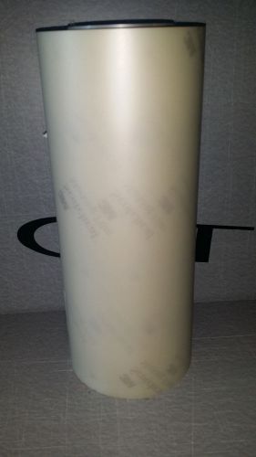 12.5&#034; X 50yd 3M 7725 314 DUSTED CRYSTAL ETCH GLASS W/CLEAR BACKING LINER.