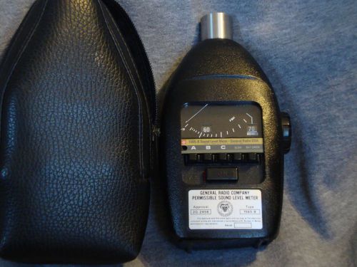 General Radio Company 1565-B Sound Level Meter Used With Case