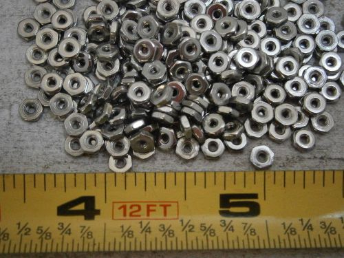 Hex Nuts #0/80 MS Stainless Steel Lot of 100 #1407