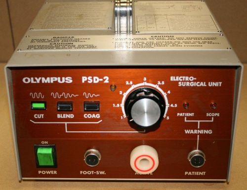 Olympus PSD 2 Electrosurgical Unite in excellent working condition