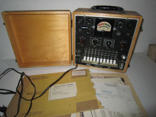 Vintage NRI National Radio Institute Professional Model 70 Tube Tester