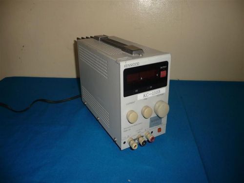 Kenwood PA18-3A Regulated DC Power Supply As Is