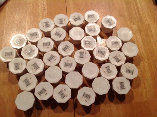 Charlotte Pipe Plug Sch 40 Pvc 1&#034; Lot of 37 NEW