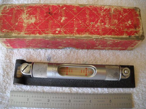 Starrett 98-6&#034; precision machinist level with ground &amp; graduated vial for sale