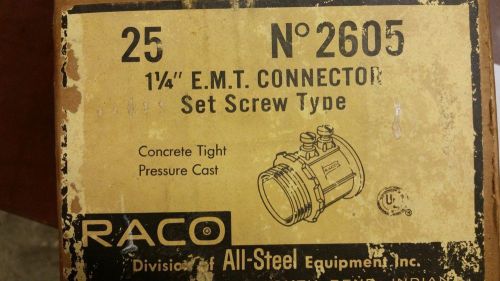 1-1/4&#039;&#039; emt set screw connector