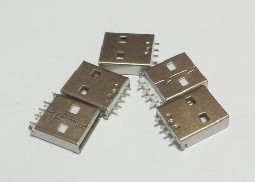 10pcs USB Type-A short 4Pin Male Connector HW-UAM-12