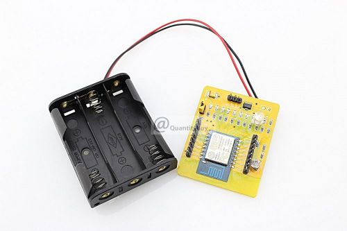 Esp8266 wifi serial wireless test board io leads with battery holder for sale