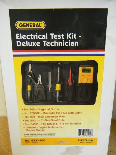 General tools etk-300 electrical deluxe technician test kit for sale