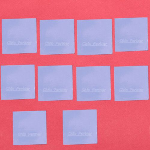 10pcs heat sink 30*30*0.5mm ic heat sink solid state silicon grease for sale