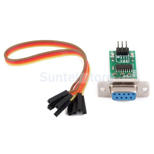 Max232 rs232 to ttl converter/adapter module board with cable for arduino test for sale