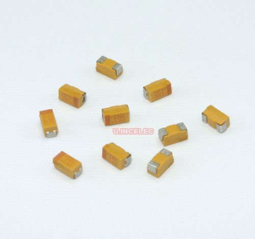 20pcs 10uf 25v avx tantalum capacitor 6032 smd for sale