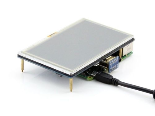5&#034; inch HDMI Resistive Touch Screen LCD 800x480 for Raspberry Pi B, B+, P2 Board