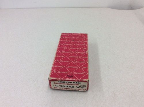 Starrett no. 230 0-1 inch micrometer caliper in original case and paperwork for sale