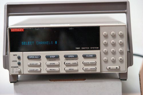 Keithley 7001 Switch System Mainframe Only - No Plug ins
