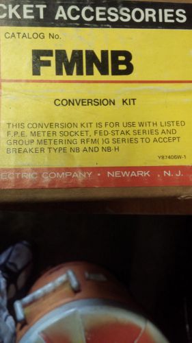 FEDERAL PACIFIC FMNB NIB NB CONVERSION KIT METER SOCKET ACCESSORIES #A8