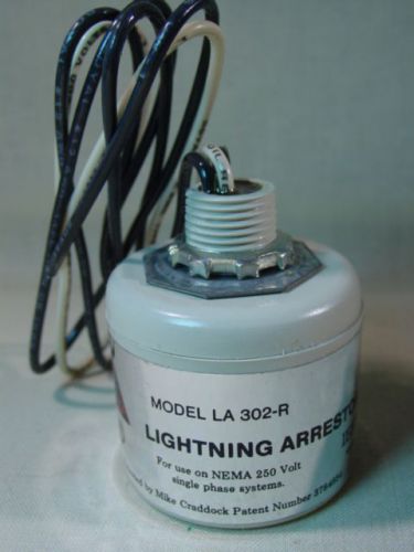 Delta la302-r 2-pole 300/120-240v single phase lightning arrestor for sale
