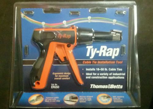 *New* Thomas &amp; Betts ERG50 Ergonomic Hand Tool for Nylon Cable Ties 18 to 50 lbs