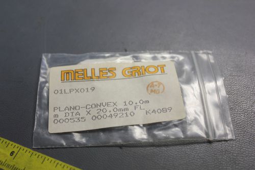 NEW MELLES GRIOT PLANO CONVEX GLASS LENS  01 LPX 019 (S19-2-166A)