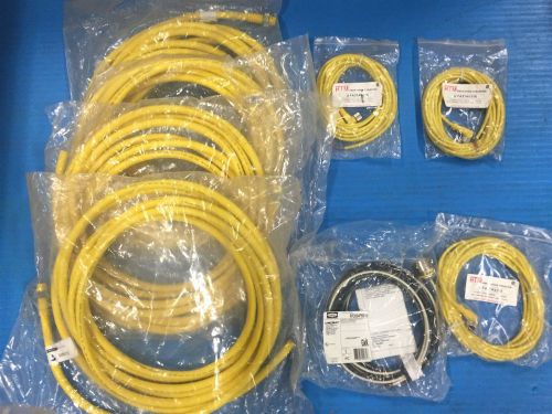 Lot of 8 Misc Wires HTM Hubbell Lumberg New In Bag RK60A-697/20 U-FA3TAV315 G1