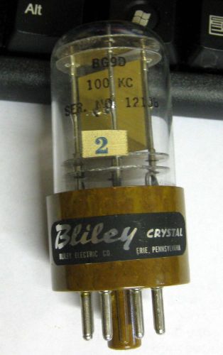 Bliley 100 KHz Crystal BG9D Can be used in Hallicrafters with pin jumpers