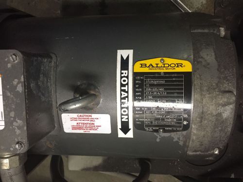Baldor 10 hp 3 phase motor for sale