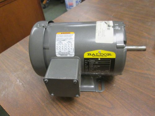 Baldor Motor M3542 0.75HP 1725RPM 56 Frame 208-230/460V 3.2-3/1.5A New Surplus