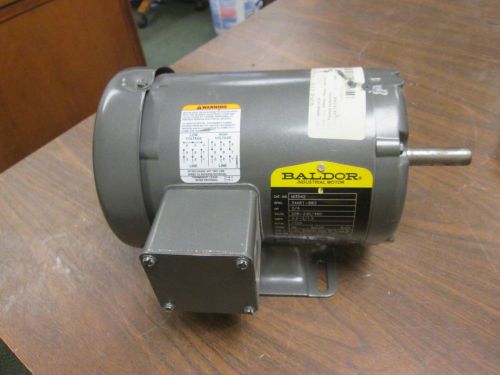 Baldor motor m3542 0.75hp 1725rpm 56 frame 208-230/460v 3.2-3/1.5a new surplus for sale