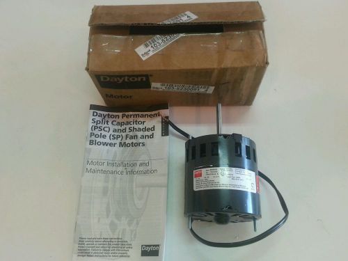 DAYTON 3M560E, HVAC MOTOR, 1/70 HP, 1550 RPM, HZ 60, 115V - NEW -  FREE SHIPPING