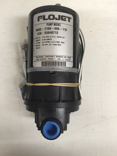 Flojet model 2100-669-115 duplex diaphragm pump, new for sale